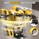 thumbnail image 5 of Coche a control remoto Britik Transform a escala 1:18 Police Yellow, 5 of 9
