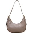 thumbnail image 1 of LinYooLi Sac à Bandoulière pour Femmes Sac en Croissant Lumineux Petit Sac Crocodile avec Sangle Réglable, 1 of 6
