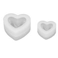 thumbnail image 1 of Silicone Mold,  Epoxy Heart Resin Mold Reusable  For Aromatherapy For Gypsum For, 1 of 8