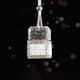 thumbnail image 4 of Colgante de botella de perfume de coche de diamante Ambientador colgante de vidrio vacío para espejo retrovisor, hogar, dormitorio - Recipiente de aromaterapia decorativo con incrustaciones de, 4 of 7