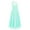 Mint Green, variant on Alvivi Kids Girls One Shoulder Junior Bridesmaid Dress Formal Party Maxi Gown 6-16