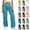 AA# Green 5, variant on YOTAMI Cargo Pants for Women High Waist Casual Pants Solid Color Trousers Loose Fit Y2K Baggy Streetwear with Multi Pockets