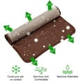 thumbnail image 4 of XS-2XL Cooling Mat for Dogs Puppy Cats Ice Silk Pet Self Cooling Pad Blanket for Pet Beds/Kennels/Couches /Car Seats/Floors,5 Colors Are Available, 4 of 7