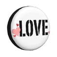 thumbnail image 2 of 16'' Romantic Love Tire Cover, Universal Spare Wheel Covers, Dust-Proof, Water-Proof, Sun-Proof and Corrosion-Proof, 2 of 9