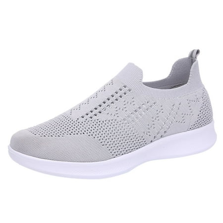

Xutthjh Fashion Men Mesh Mountaineering Casual Sport Shoes Lace Up Solid Color Run Breathable Soft Bottom Sneakers