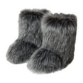 thumbnail image 6 of Women's Boot Furry Short Boot Mid Calf Boots Warm Comfortable Outdoor Flat Shoes, 6 of 7