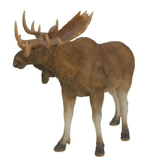 Hi-Line Gifts 25.75" Standing Moose Outdoor Garden Statue