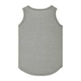 thumbnail image 3 of Gubotare Girls Tank Tops Athletic Girl's Crewneck Racerback Basic Tank Tops Sleeveless Casual Dance Top Size 7-8 (Grey,7-8 Years), 3 of 4