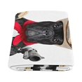 thumbnail image 2 of CADecor Western Cowboy Dog with Rope Throw Blanket Bed Sofa Blanket 58x80 inches, 2 of 3