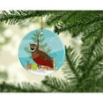 thumbnail image 2 of Chinese Painted or King Quail Christmas Ceramic Ornament, 2 of 2