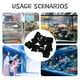thumbnail image 3 of Milisten 8Ud Clips Para De Acuario Negro Cerradura Antiescape Para Terrarios Y, 3 of 8