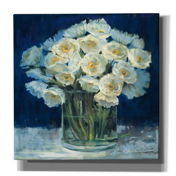 Epic Graffiti 'Spring Twilight I V2' by Carol Rowan, Giclee Canvas Wall Art, 18"x18"