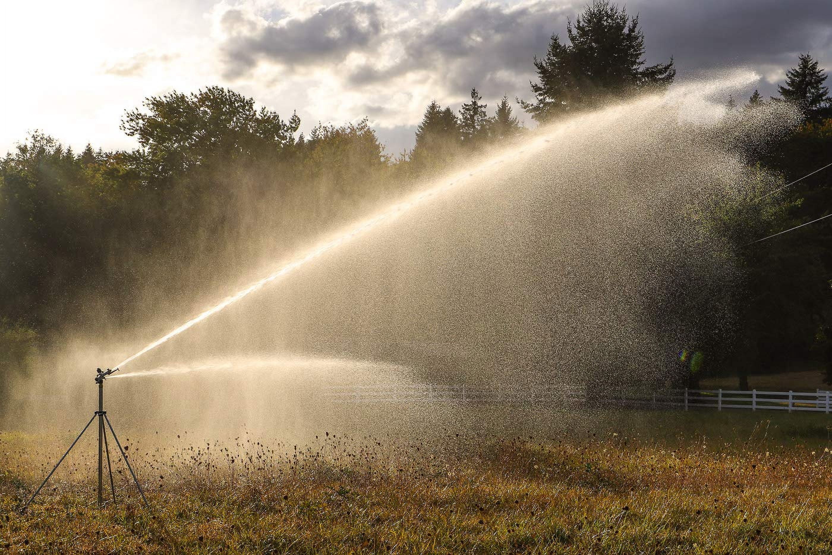 RK-57 1-1/4" FNPT Impact Mini-Gun Sprinkler with Nozzle Set 10 mm, 12 mm, 14 mm x 4 mm, Aluminum
