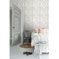 thumbnail image 3 of ESTA Home Desmond Beige Distressed Medallion Wallpaper, 20.5-in by 33-ft, 3 of 9