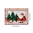 thumbnail image 3 of Hxlamzoo Festive Merry Christmas Doormat - Red Xmas Tree All-Weather Floor Mat for Outdoor Entryway, Durable Holiday Rug for Kitchen, Bedroom & Bathroom Decor, 3 of 6