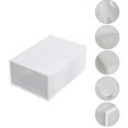 thumbnail image 5 of Veryke 12 Pack Plastic Shoe Storage Boxes, Stackable Shoe Organizer Bins - White, 5 of 6