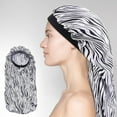 Xinduolei Hair Sleep Cap, Long Hair Wrap for Braids Satin Cap