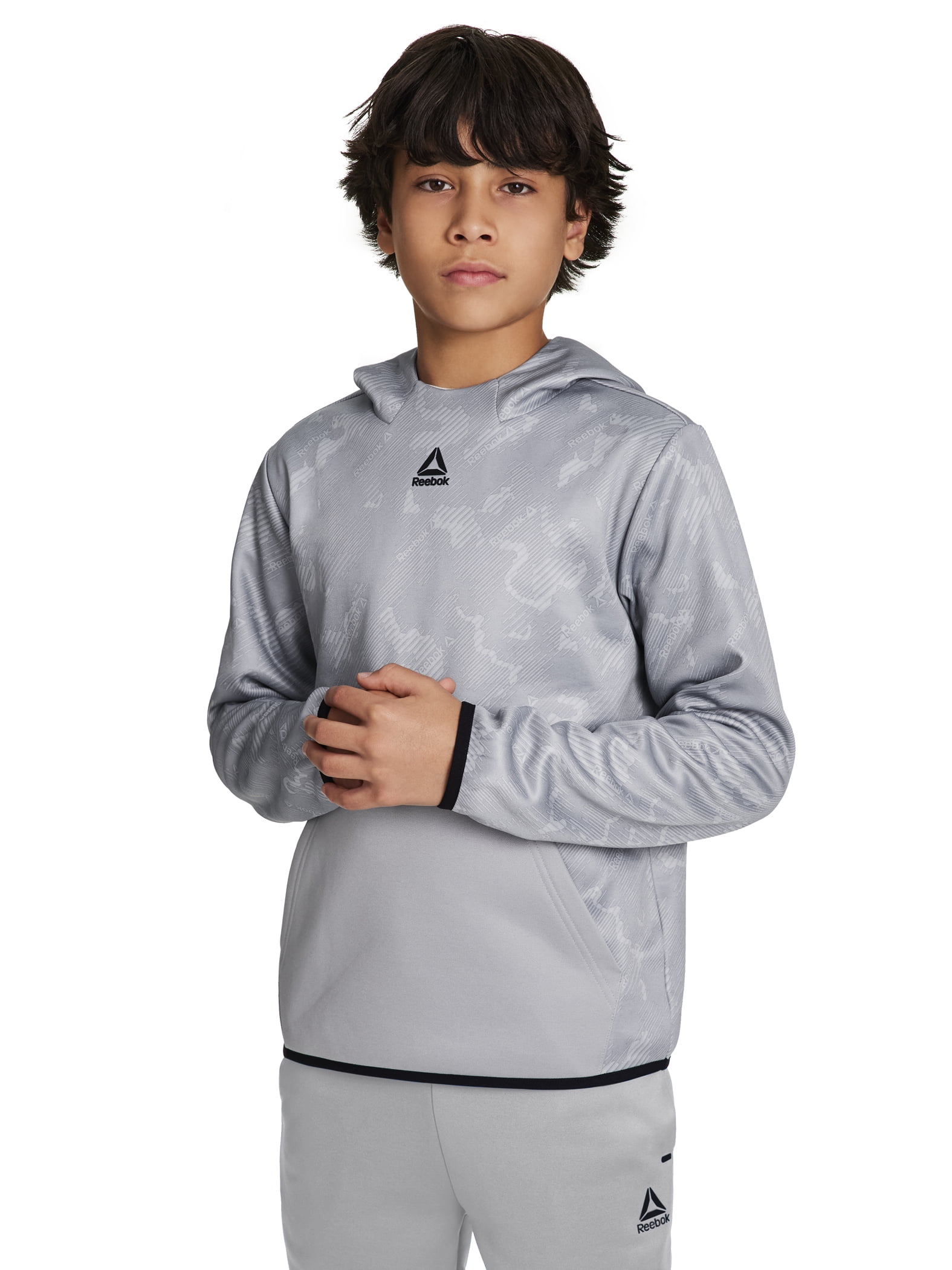 Reebok Boy's Athletic Cool Down Fleece Hoodie, Sizes 4-18