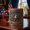 Black, variant on America First Mug with Eagle & Flag, Red Inside Patriotic Coffee Cup for Republicans