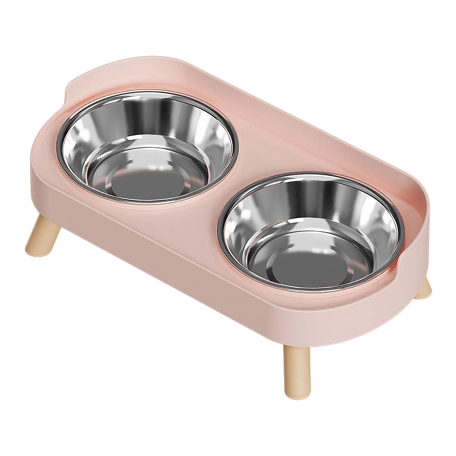 Ergonomic Elevated Dog Bowls With Stable Stand And Double Bowl For Most Breeds Bright Color