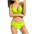 thumbnail image 2 of Traje de baño para mujer Moda para mujer Traje de baño bandeau estampado de moda Traje de baño bikini de dos piezas Trajes de baño para mujer, 2 of 4