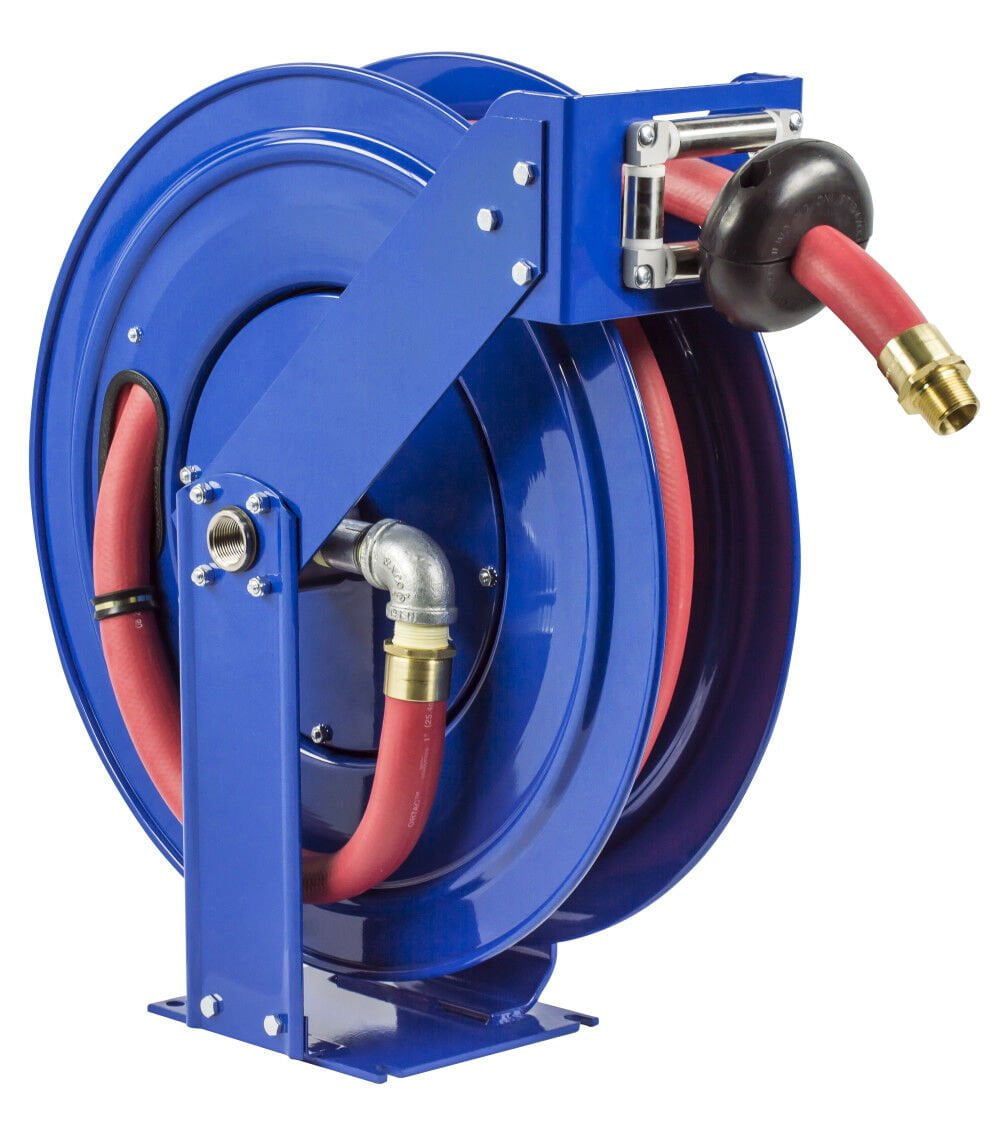 Coxreels Hose Reel Supreme Duty Spring Rewind For Fuel 3/4In Id 35' Fuel Hose 300 Psi