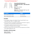 thumbnail image 2 of Connecting Rod Bearing Set - Compatible with 2002 - 2005 Chevy Cavalier 2003 2004, 2 of 2