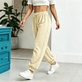 thumbnail image 2 of Teen Girls Waffle Knit Sweatpants High Waisted Lounge Pants with Pockets Drawstring Elastic Cuff Comfortable Loose Joggers for Casual Sleepwear, 2 of 8