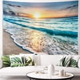 thumbnail image 2 of Dashan Beach Tapestry Wall Hanging,Ocean Landscape Scenery Tapestries for Bedroom Living Room Dorm Decor,60"Wx50"L, 2 of 5
