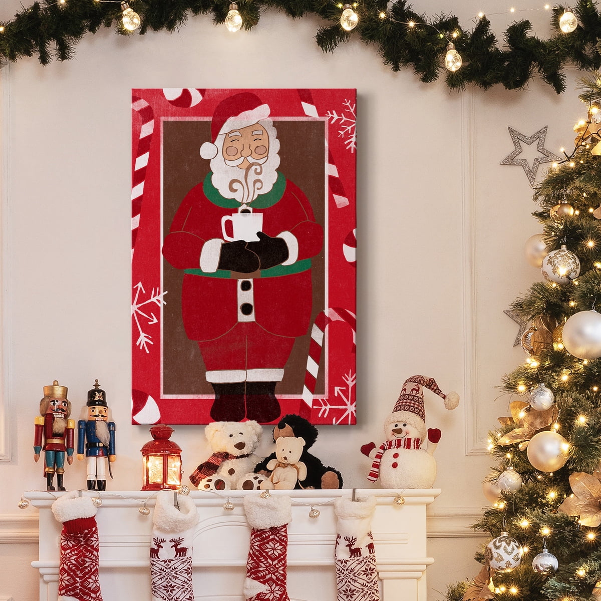 Cozy Cocoa Christmas Collection B- Gallery Wrapped Canvas