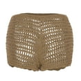 thumbnail image 6 of XINMidd Women's Summer Solid Color Handwoven Beach Swimming Pants Bikini Boy Shorts Swimsuit for Women Womens Swim Bottoms Shorts Skirt Swimsuits for Women High Waist Swim Short Swim Pants Men, 6 of 8