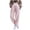 Pink, variant on HBGVBA Maternity Pants for Women,Wide Leg Maternity Jogger Pants,Cuffed Ankle Length Pants High Waist Plus Size Belly Support Casual Fall Winter