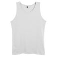 thumbnail image 4 of Mato & Hash Mens 100% Cotton Tank Top Shirt - Heather Grey CA6100 3XL, 4 of 4
