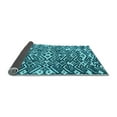 thumbnail image 2 of Ahgly Company Indoor Square Abstract Light Blue Modern Area Rugs, 3' Square, 2 of 4