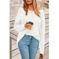 thumbnail image 3 of PRETTYGARDEN Women's Oversized Sweaters Casual Long Sleeve Scoop Neck Pullover Tops Loose Cozy Knit Fall Outfits, 3 of 9
