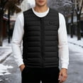 thumbnail image 5 of Gaexia Heated Vest for Men Lightweight Warm Waistcoat Sleeveless Jacket Rechargeable Battery Powered Thermal Inner Wear Winter Cozy Wear, 5 of 7