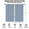 thumbnail image 2 of Blackout Kids Curtains,Blue Geometric Striped Pattern Childrens Insulated Curtains Set Of 2,Bedroom Essentials,Toddler Room Decor 42x84in(106x213cm), 2 of 5