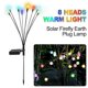 thumbnail image 1 of Lámpara de jardín exterior con 8 luces LED solares que simulan luciérnagas., 1 of 1