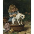thumbnail image 3 of Louis Marie De Schryver 15x18 Black Modern Framed Museum Art Print Titled - Bath Day, 3 of 5