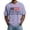 Purple #38, variant on 250 Anniversary Usa Shirt for Men Independence Day Patriotic Shirts V Neck Short Sleeve American Flag T Shirts Waffle Loose 1776 - 2026 Tees Black L