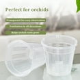 thumbnail image 4 of 8 Pack Orchid Pot Orchid Pots with Holes Clear Plastic Plant Pot for Indoor Outdoor Plants Orchid Pots for Repotting, 4 of 7