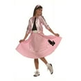 thumbnail image 2 of RG Costumes 78038-BK Poodle Skirt Teen Costume - Black, 2 of 2