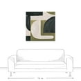 thumbnail image 3 of Creative Products Abstract With Green 36 x 36 Canvas Wall Art, 3 of 5