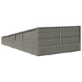 thumbnail image 5 of vidaXL Garden Bed Gray 78.7"x54.7" Poly Rattan, 45777, 5 of 8
