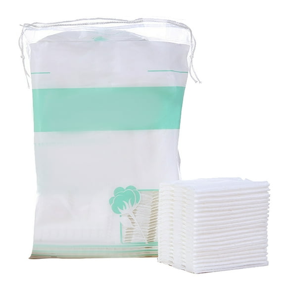 Makeup Cotton Pads, Facial Eye Makeup Remover Pads, Natural Premium Square Cotton Puff
