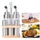 thumbnail image 4 of Juego de Botellas de Condimentos 5 Botellas Organizadoras de Especias con 1 Estante Organizador de Almacenamiento de Encimera de Cocina para Especias Salsas de Té Suministros ANGGREK Otros, 4 of 8