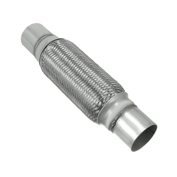 Unique Bargains Car Exhaust Flexible Pipe Tubing Universal Exhaust Joint with Welding Extension Pipe Stainless Steel