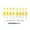 White Yellow, variant on Durable Lightweight Propeller Blades Replacement Accessories for DJI Mini 3 Drone Plastic Propellers