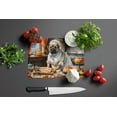 thumbnail image 3 of Shar Pei Fall Kitchen Pumpkins Glass Cutting Board Large 12 in x 15 in, 3 of 5