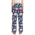 thumbnail image 3 of FORMRS Women's Pajama Pants with Pockets Soft Comfy Loungewear Sleep Bottom, Sizes S-2XL, Pink Cartoon Truck Pattern, 3 of 8